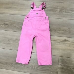 Carhartt Pink Kids Overalls